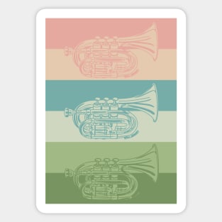 Pocket Trumpet Neapolitan Sticker